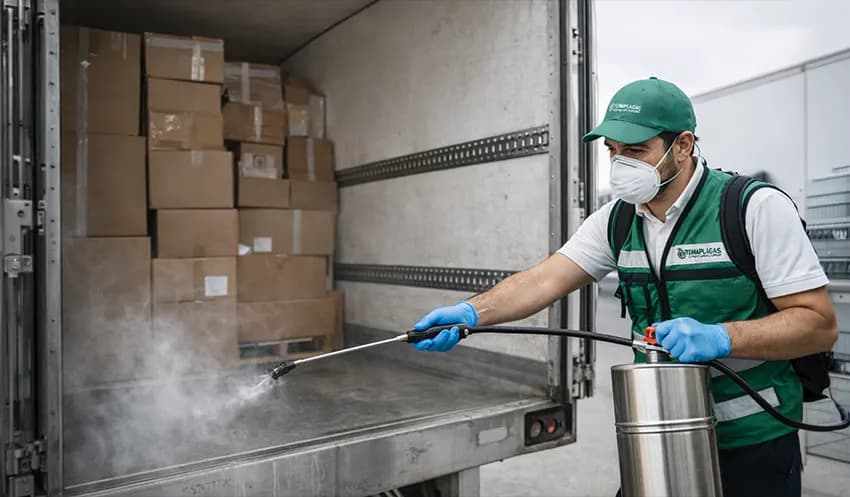 Fumigación de transporte